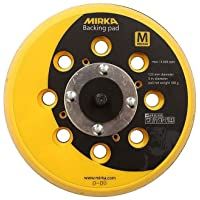 Mirka 1975559 8395193111 Pros-Deros 550CV - Plato de Apoyo (125 mm- Cierre de Velcro- 28 Agujeros- 5-16&quot-)